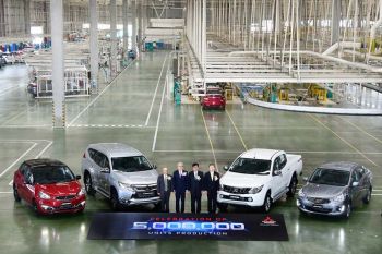 มิตซูบิชิ มอเตอร์ส ประเทศไทย  ฉลองผลิตรถยนต์ครบ5ล้านคัน