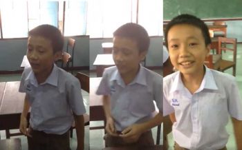 เตือนสติผู้ใหญ่! นักเรียนม.1โชว์แร็ปงดเหล้าเข้าพรรษา ลั่นมันอยู่ที่ตัวเรา (ชมคลิป)