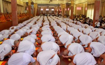 วัดโสธรฯบรรพชาสามเณร239รูปถวายเป็นพระราชกุศล