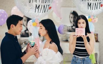 \'ภูผา\'เซอร์ไพรส์วันเกิด\'มิ้นต์ ชาลิดา\' เนรมิตลูกโป่งเต็มห้องสุดโรแมนติก
