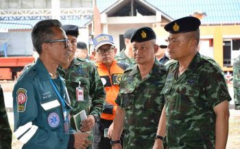 กองทัพไทยให้นักรบสีน้ำเงินถอดแผนบทเรียนภัยพิบัติ จัดแผนการฝึกบรรเทาสาธารณภัย