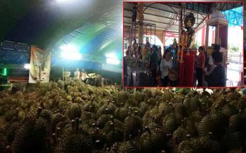 ขนทุเรียน 3.5 ตันแก้บน\'ไอ้ไข่\'วัดเจดีย์เมืองคอนที่ช่วยทำให้ขายได้กำไรกว่า 10 ล้าน (ชมคลิป)