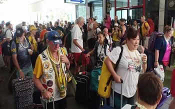 นทท.กลุ่มแฮชจากทั่วโลก 270 คนเดินทางด้วยรถไฟจาก กทม.ถึงหาดใหญ่แล้ว