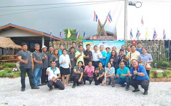 เกษตรระยองนำสื่อมวลชน ศึกษาดูงานการพัฒนาอาชีพของเกษตรกรในพื้นที่