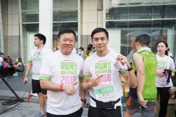 ‘จอร์จ-ฐปนัท’ วิ่งมินิมาราธอน  ส่งพลังใจให้ชายแดนใต้-ผู้ป่วยมะเร็ง