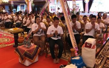 \'ทีมหมูป่า\'ทำพิธีสืบชะตาก่อนบินดูโอลิมปิกอาร์เจนฯ พร้อมทำบุญให้\'จ่าแซม\'