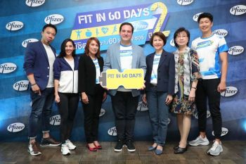 โครงการ Fit in 60 Days by Pfizer Year 2  รณรงค์คนไทยปรับเปลี่ยนพฤติกรรมเพื่อสุขภาพที่ดี
