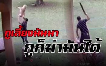 ลูกสาวเปิดวงจรปิดแฉพ่อเลี้ยงใจโหด  ฆ่าหมาที่เลี้ยงมากับมือดับอนาถ