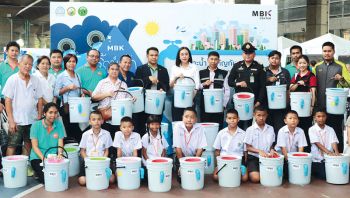 ‘MBK รักษ์น้ำ ชุมชนรักษ์คลอง’  ชวนชุมชนเขตปทุมวันติดตั้งถังดักไขมันในครัวเรือน