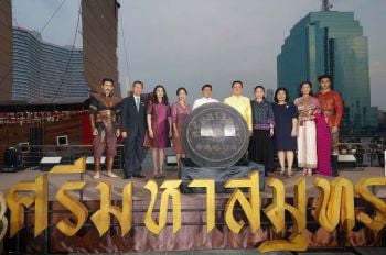 ‘ไอคอนสยาม’เปิดพิพิธภัณฑ์ลอยนํ้า‘เรือสำเภาศรีมหาสมุทร’