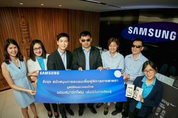 ซัมซุงหนุนผู้พิการทางสายตาพร้อมสู่ยุคดิจิทัล