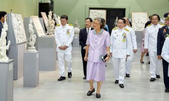 ‘ปูนปั้น’ ศิลปะที่หลายคนรอคอย  สมเด็จพระเทพรัตนราชสุดาฯทรงเปิด การแสดงนิทรรศการ