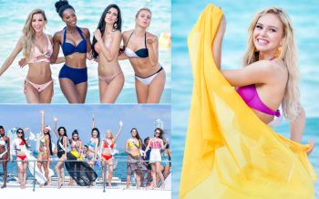 (ประมวลภาพ) สาวงาม\'มิสยูนิเวิร์ส2018\'  ลุยเก็บตัว\'พัทยา\'งัดชุดว่ายน้ำอวดหุ่นแซ่บ