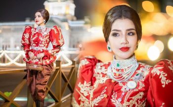 \'ใบเตย อาร์สยาม\'สลัดลุคสาวแซ่บ สวมชุดไทยร่วมงานอุ่นไอรักฯ