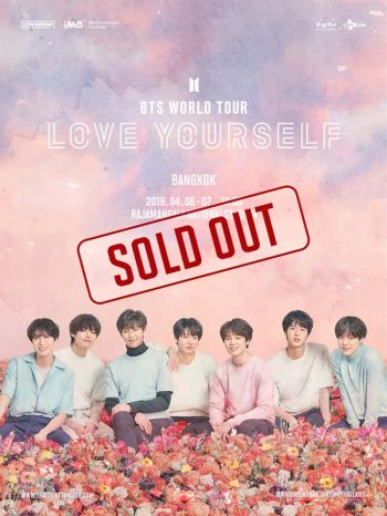 BTS ทุบทุกสถิติ!!  ของคอนเสิร์ตเกาหลีในไทย