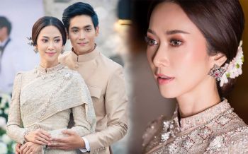 อบอวลด้วยความรัก! \'ยุ้ย-ธัญญ์\'เข้าพิธีสมรสเรียบง่ายแต่อบอุ่น