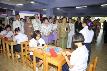 สมเด็จพระเทพรัตนราชสุดาฯ เสด็จฯทรงเปิดอาคารเรือนนอน ‘สุขเขษม’  และอาคาร ‘เกษตรเมธี’ ณ โรงเรียนเฉลิมพระเกียรติ 48 พรรษาฯ