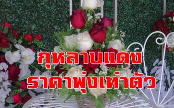 \'วาเลนไทน์\'ตลาดแห่งความรักในนครพนมยังเหงา กุหลาบแดงราคาพุ่งเท่าตัว