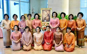 คุณหญิงปัทมา-พสนิกรร่วมถวายพระพร \'ฟ้าหญิงจุฬาภรณ-พระองค์โสมฯ\'
