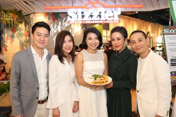 ‘ซิซซ์เล่อร์’ ชวนคู่รักคนดัง  ชิมเมนูฉลองเดือนแห่งความรัก