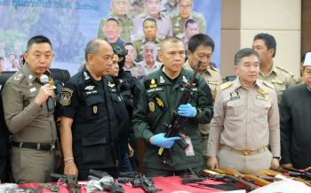 \'บิ๊กอวบ\'นำกำลังร่วมผู้ว่าฯกระบี่  ลงพื้นที่ปฏิบัติการ\'กระบี่ร่มเย็น\' ตรวจค้นพื้นที่เป้าหมาย