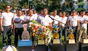 ‘ฟุตบอลประเพณีมาบตาพุดครั้งที่ 38’  ชิงถ้วยประทานพระเจ้าหลานเธอ พระองค์เจ้าพัชรกิติยาภา