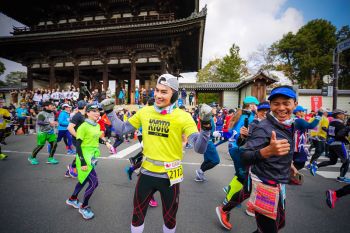 เพ็ชร-ฐกฤต เยือนสนาม ‘Kyoto Marathon 2019’