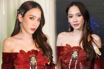 \'อั้ม พัชราภา\'ปลื้มปีติ\'พระองค์หญิงสิริวัณณวรีฯ\'ประทานชุดชมแฟชั่น\'SIRIVANNAVARISS2019\'