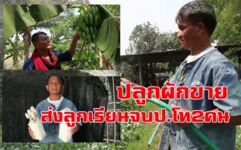 ชนะความยากจนด้วย\'ศาสตร์พระราชา\' ปลูกผักขายส่งลูกเรียนจบปริญญาโท2คน (ชมคลิป)
