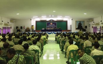 อ.บางกระทุ่มประชุมประจำเดือน กำนัน-ผญบ.-แพทย์ตำบล-สารวัตรกำนัน-ผช.คึกคัก