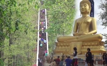 นทท. แห่สรงน้ำขอพร ‘พระสุภัทรบพิตร’ เสริมสิริมงคลวันปีใหม่ไทย