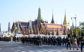 เริ่มแล้ว! ซ้อมริ้วขบวนพระบรมราชอิสริยยศ พยุหยาตราสถลมารค