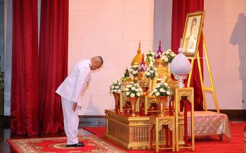 ร.10โปรดเกล้าฯ ราชเลขานุการในพระองค์  ไปในพิธีปิดหลักสูตรการอบรมจิตอาสา\'หลักสูตรหลักประจำ\'รุ่นที่ 3/62