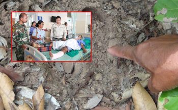 จนท.รุดเยี่ยมลุง56หาของป่า เจอกระทิงป่าไล่ขวิดอาการสาหัส