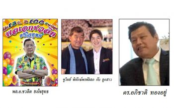 “บิ๊กจิ๋ว”จัดงานวันเกิด”อีก13ปี ถึง100”/“เสี่ยกุ่ย”ผู้แทน9สมัย สุดปลื้มใจลูกสาวตนโต