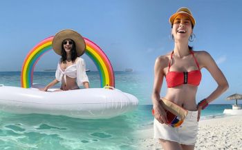 \'รถเมล์\'สลัดลุคสาวหมวย อวดหุ่นเซี๊ยะในบิกินีสีแซ่บ