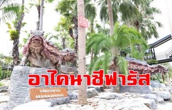 \'สวนนงนุช\' เปิดตัวไดโนเสาร์หุ้มเกราะให้ชาวระยองเข้าฟรีตลอดมิถุนายน