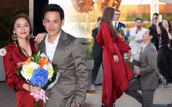 \'ฟลุค เกริกพล\'คุกเข่าขอ\'นาตาลี\'แต่งงาน หลังดูใจกันเกือบ10ปี