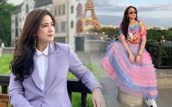 สดใสซาบซ่า! \'ติ๊ก กัญญารัตน์\'อวดลุคกระโปรงฟูฟ่องตะลุยยุโรป