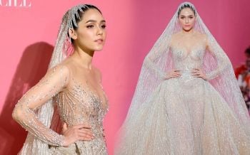 ปังมาก! \'ชมพู่ อารยา\'สวยฟาดบนรันเวย์ในชุดฟินาเล่ที่ฝรั่งเศส