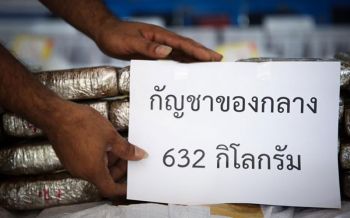 โดนใจ\'สายเขียว\'! ป.ป.ส.ส่งมอบของกลางกัญชา 632 กก.ไปวิจัยทางการแพทย์
