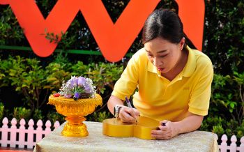 ปวงชนไทยร้อยใจถวายพระพรพระองค์เจ้าโสมสวลีฯ  ทรงเจริญพระชันษา62ปี ในงาน เพื่อนพึ่ง (ภาฯ) 2562