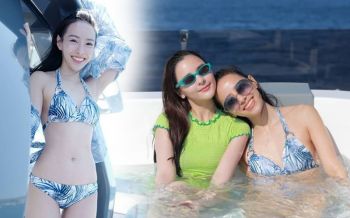 \'ทับทิม\'ควง\'ออม สุชาร์\'ลั้นลาทะเลอิตาลี โชว์ความแซ่บไฟลุก