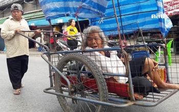 เปิดเรื่องราวของ\'เปลี้ย\'ชายสติไม่ดี เลี้ยงแม่วัยชรามากว่า20ปี