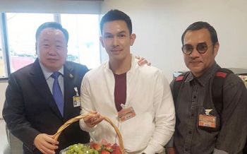 \'อั้ม-อธิชาติ\'เข้าพบพ่อมดดำ ฝากดัน-ดึงนักลงทุนแดนมังกรหนุนวงการจอเงินไทย