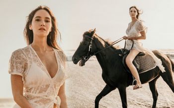 ใจละลาย!\'ซาร่า มาลากุล\'โชว์ความฮอต ขี่ม้าอวดอึ๋มสุดเซ็กซี่