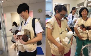 ภาพประทับใจ! แพทย์ พยาบาลอพยพหนูน้อยหลังเพลิงไหม้อาคารภูมิสิริมังคลานุสรณ์ รพ.จุฬา