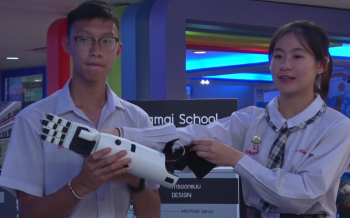 เด็กเชียงใหม่เจ๋ง!คว้ารางวัลระดับโลก \'นวัตกรรมแขนกล\'จากเครื่องปริ้น3Dช่วยผู้พิการ