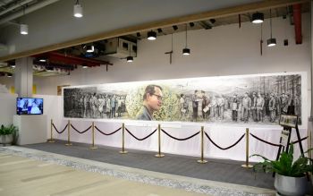 ศิลปินเชียงรายจัดแสดงภาพ \'ร.9\' ยาว 9 เมตร-จัดนิทรรศการ 1 เดือนเต็ม