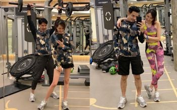 คู่รัก \'เชน - แพร\' ฟิตร่างกายเตรียมวิ่งการกุศล